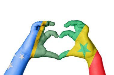Solomon Adaları Senegal Kalp, El hareketi kalp yapma, Kırpma Yolu