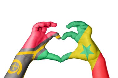 Vanuatu Senegal Heart, El hareketi kalp yapmak, Kırpma Yolu