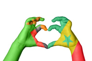 Zambiya Senegal Kalbi, El hareketi kalp yapma, Kırpma Yolu