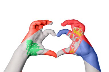 Lübnan Sırbistan Kalbi, El hareketi, kalp yapma, Kırpma Yolu