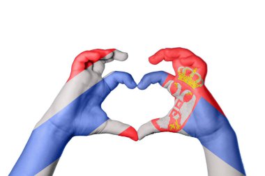Tayland Sırbistan Kalbi, El hareketi, kalp yapma, Kırpma Yolu