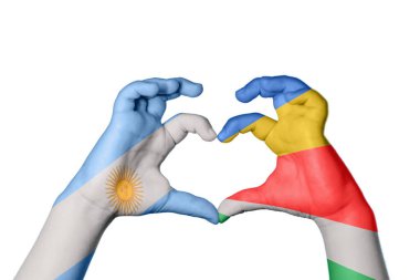 Arjantin Seyşeller Kalbi, El hareketi kalp yapma, Kırpma Yolu