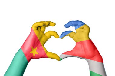 Kamerun Seyşeller 'in Kalbi, El hareketi, Kalp yapmak, Kırpma Yolu