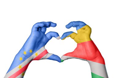 Cape Verde Seyşeller 'in Kalbi, El hareketi kalp yapma, Kırpma Yolu