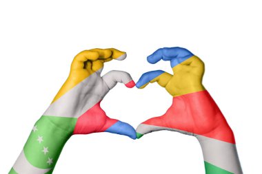 Comoros Seyşeller 'in Kalbi, El hareketi kalp yapma, Kırpma Yolu