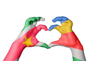 Surinam Seyşeller 'in Kalbi, El hareketi kalp yapma, Kırpma Yolu