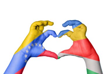 Venezuela Seyşeller 'in Kalbi, El hareketi kalp yapma, Kırpma Yolu