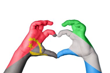 Angola Sierra Leone Kalbi, El hareketi kalp yapma, Kırpma Yolu