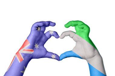 Avusturalya Sierra Leone Heart, El hareketi kalp yapma, Kırpma Yolu