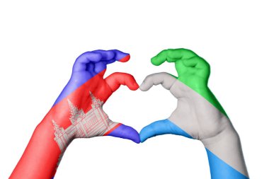 Kamboçya Sierra Leone Kalbi, El hareketi kalp yapmak, Kırpma Yolu