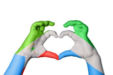 Ekvator Ginesi Sierra Leone Kalbi, El hareketi kalp yapma, Kırpma Yolu