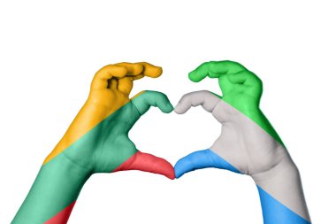 Litvanya Sierra Leone Kalbi, El hareketi kalp yapma, Kırpma Yolu