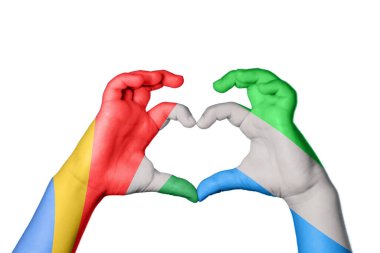 Seyşeller Sierra Leone Kalbi, El hareketi kalp yapma, Kırpma Yolu