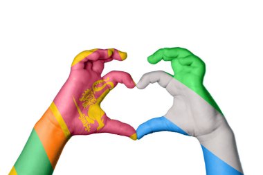 Sri Lanka Sierra Leone Kalbi, El hareketi kalp yapma, Kırpma Yolu