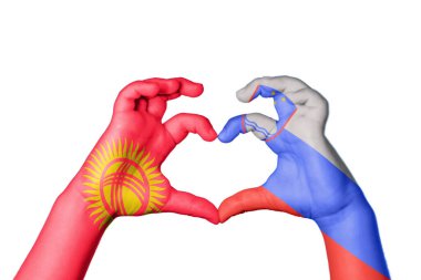 Kırgızistan Slovenya Kalbi, El hareketi kalp yapma, Kırpma Yolu