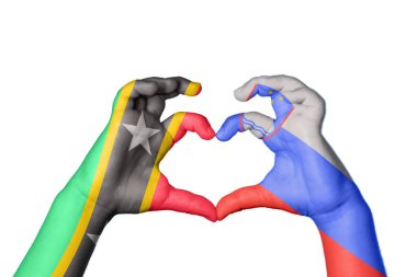 Saint Kitts ve Nevis Slovenya Kalbi, El hareketi kalp yapma, Kırpma Yolu