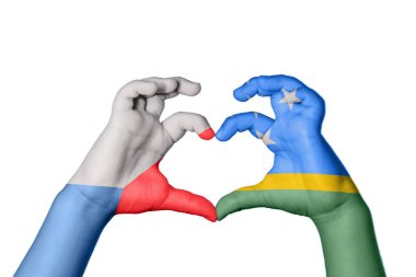 Çek Cumhuriyeti Solomon Adaları Kalbi, El hareketi kalp yapma, Kırpma Yolu