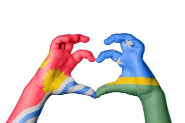 Kiribati Solomon Adaları Kalbi, El hareketi kalp yapma, Kırpma Yolu