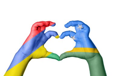 Mauritius Solomon Adaları Kalbi, El hareketi kalp yapma, Kırpma Yolu