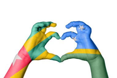 Togo Solomon Adaları Kalbi, El hareketi kalp yapma, Kırpma Yolu