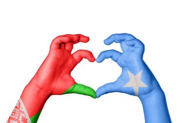 Belarus Somali Kalbi, El hareketi kalp yapma, Kırpma Yolu