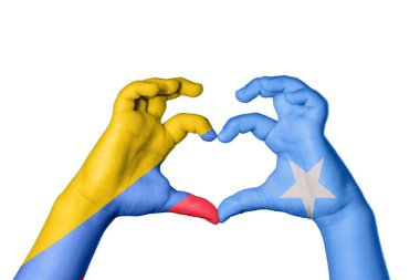 Kolombiya Somali Kalbi, El hareketi kalp yapma, Kırpma Yolu