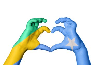 Gabon Somali Kalbi, El hareketi kalp yapma, Kırpma Yolu