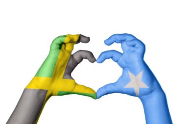 Jamaika Somali Kalbi, El hareketi kalp yapma, Kırpma Yolu