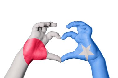 Japon Somali Kalbi, El hareketi kalp yapma, Kırpma Yolu