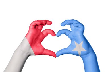 Malta Somali Kalbi, El hareketi kalp yapma, Kırpma Yolu