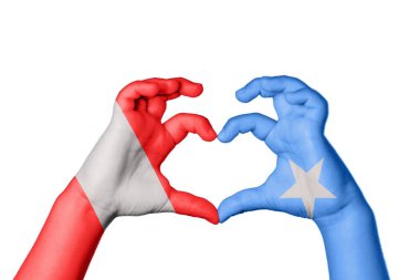 Peru Somali Kalbi, El hareketi kalp yapma, Kırpma Yolu