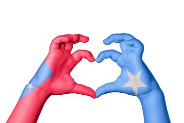Samoa Somali Kalbi, El hareketi kalp yapma, Kırpma Yolu