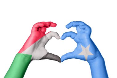 Sudan Somali Kalbi, El hareketi kalp yapma, Kırpma Yolu