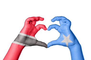 Trinidad ve Tobago Somali Kalbi, El hareketi kalp yapma, Kırpma Yolu