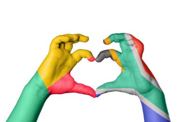 Benin Güney Afrika Kalbi, El hareketi kalp yapma, Kırpma Yolu