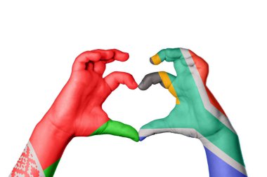 Belarus Güney Afrika Kalbi, El hareketi kalp yapma, Kırpma Yolu