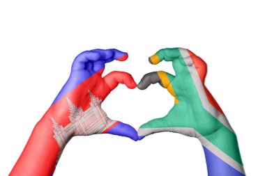 Kamboçya Güney Afrika Kalbi, El hareketi kalp yapmak, Kırpma Yolu