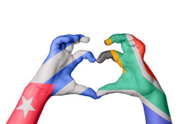 Küba Güney Afrika Kalbi, El hareketi kalp yapma, Kırpma Yolu