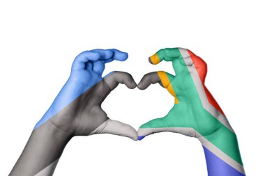 Estonya Güney Afrika Kalbi, El hareketi kalp yapma, Kırpma Yolu