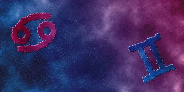 Gemini 호환성 별자리 — 스톡 사진