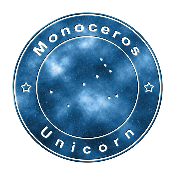 Gwiazda Monoceros Gromada Gwiazd Konstelacja Jednorożca — Zdjęcie stockowe