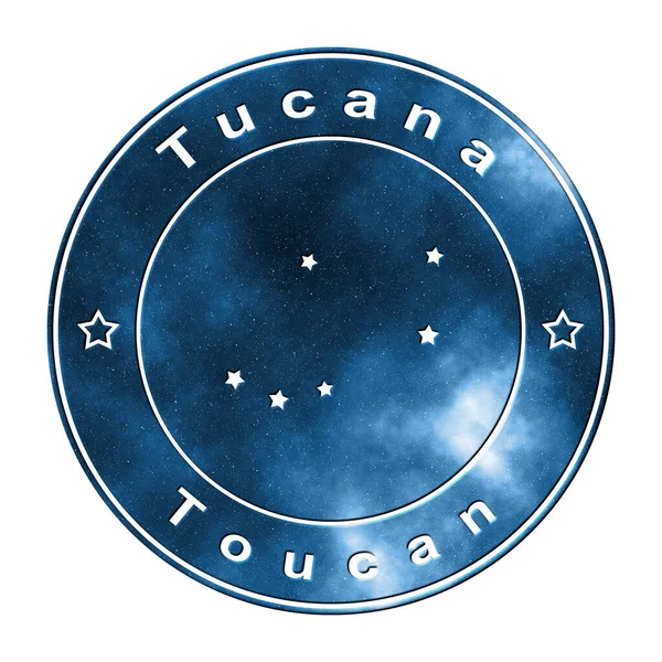 Konstelacja Gwiazd Tucana Gromada Gwiazd Konstelacja Toucan — Zdjęcie stockowe