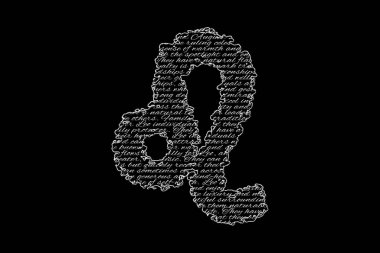 Aslan burcu, aslan burcu sembolü, kırpma yolu ile