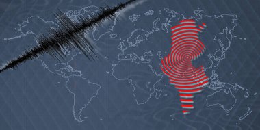 Sismik aktivite depremi Tunus haritası Richter ölçeği