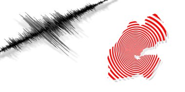 Sismik etkinlik depremi Cibuti haritası Richter ölçeğinde