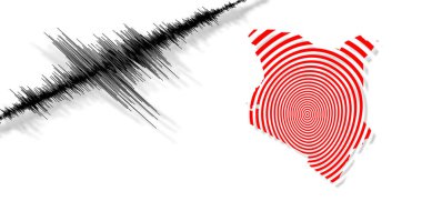 Sismik aktivite depremi Kenya haritası Richter ölçeği