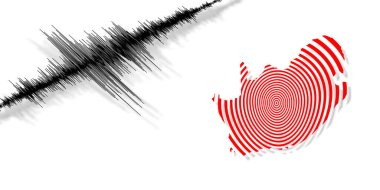 Sismik aktivite depremi Güney Afrika haritası Richter ölçeği