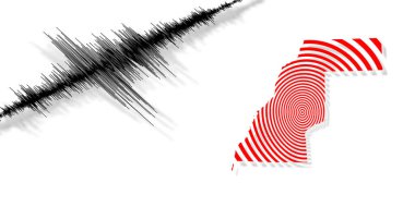 Sismik aktivite depremi Batı Sahra haritası Richter ölçeği