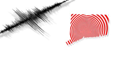Sismik aktivite depremi Connecticut haritası Richter ölçeği