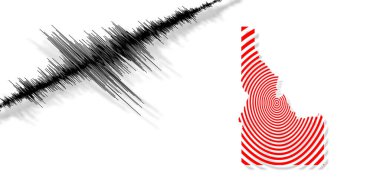 Sismik aktivite depremi Idaho haritası Richter ölçeği